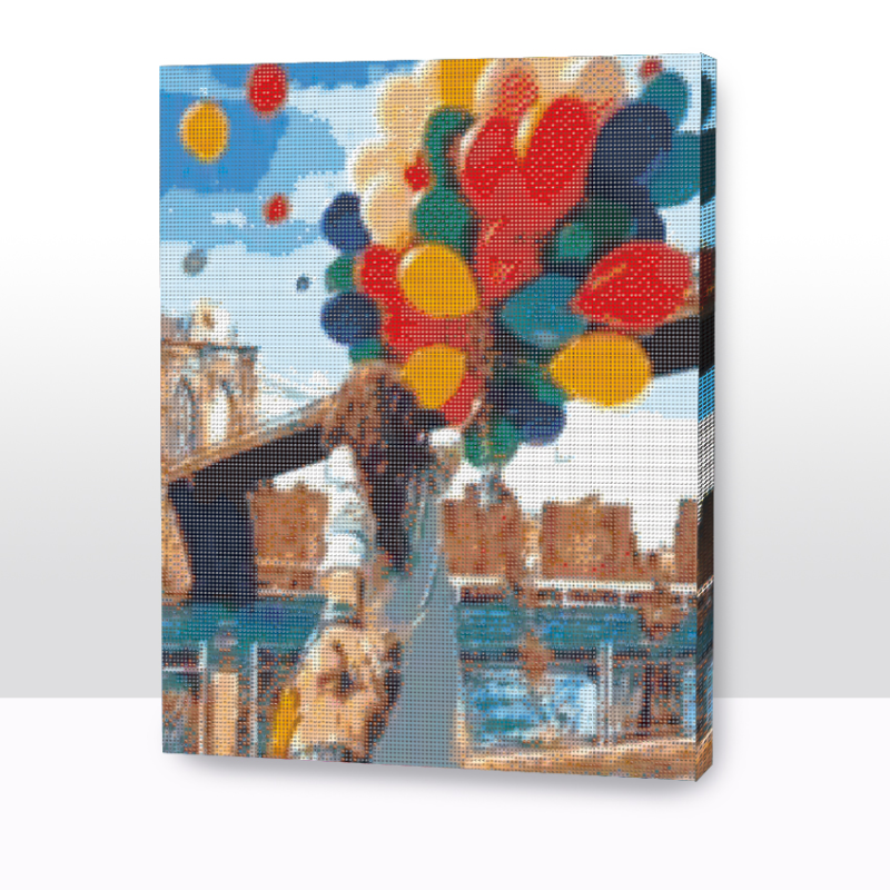 Kit Diamond Painting Globos al aire | WD1605  Main Image